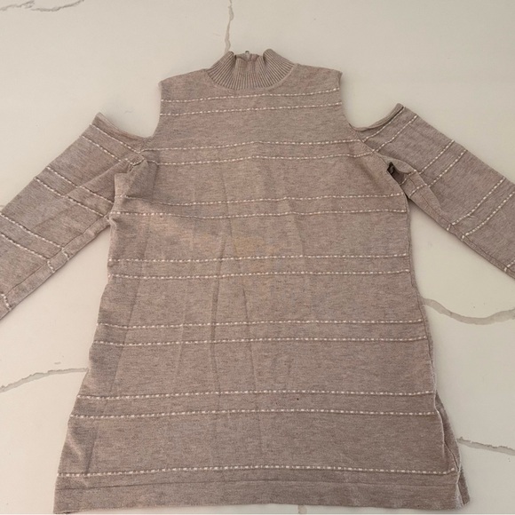 All At Once Sweaters - Medium Sweater Top Open Shoulders